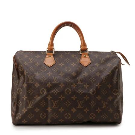 Louis Vuitton Vintage Pre-owned Canvas handvskor brun, Dam Vintage Väskor, Dam, Storlek: ONE SIZE