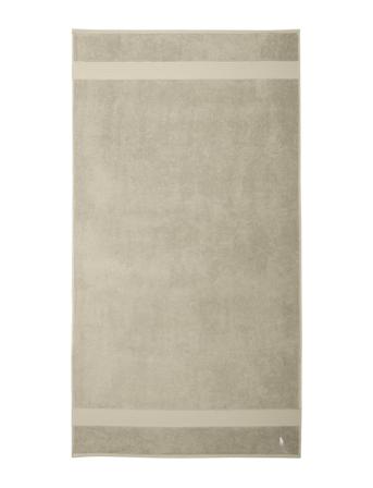 Player Bath Sheet Home Textiles Bathroom Textiles Towels & Bath Towels Grå Ralph Lauren Home
