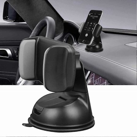 Universal 360 Bil Mobiltelefon Sugekop Instrumentbræt Holder Hjemmebeslag Forrude [DB]