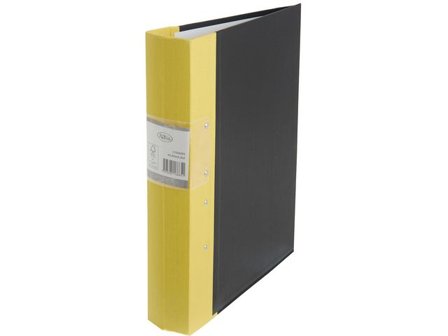 Actual Gaffelpärm 60mm gul - Lyreco - Kontorsmaterial - Pärmar och register - Träryggspärmar - A4