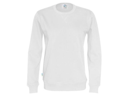 COTTOVER Sweatshirt Crew Neck GOTS vit XL - Lyreco - Arbetskläder - Arbetströjor - Sweatshirts och koftor