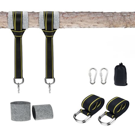 PCS Svingfeste, Hengekøyetilbehør, Festesett for Hengekøye, Hengestol, Sving, Festesett for Trær med 2 Trær