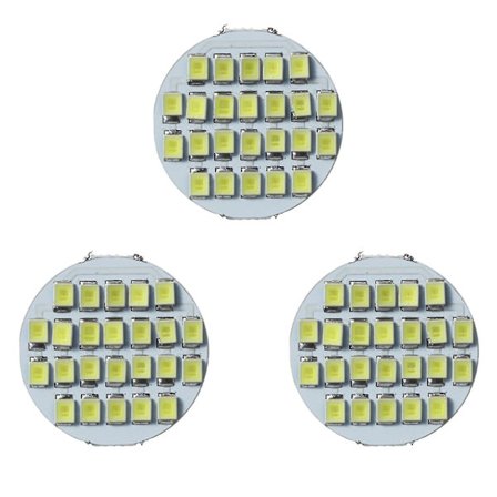 3x G4 24 Smd Led Spot Ljuskälla Lampa Dc 12v 90 1.5w Vit 6500-7500k