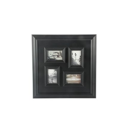 B316 Fotoram 4 bilder svart 10 x 15
