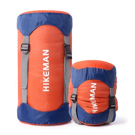 Kompresjonspose 15L, Vanntett og Ultralett Kompresjonspose for Sovepose, Plassbesparende Oppbevaringspose for Camping, Utendørs, Fotturer, Backpacking