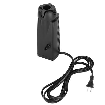 Veggmontert hengende akvarium fisketank med vannfiltreringssystem 110V US