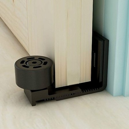 Justerbara skjutdörrsskenor för dörrar eller väggar