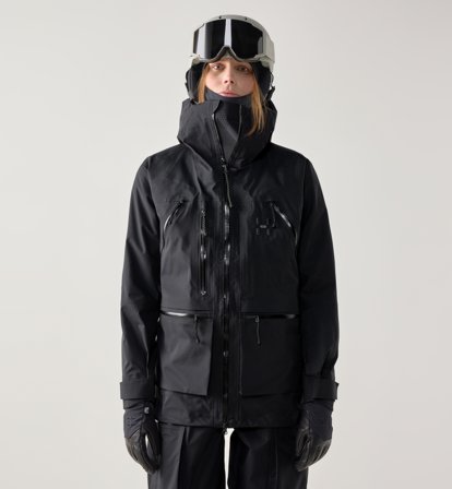 Haglöfs Vassi GTX Pro II Jacket Women True Black - Naiset - M