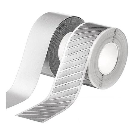 2 stk. Høy synlighet reflekterende varmeoverføringsvinyltape Sikkerhets varmeoverføringsfilmtape for skjorter