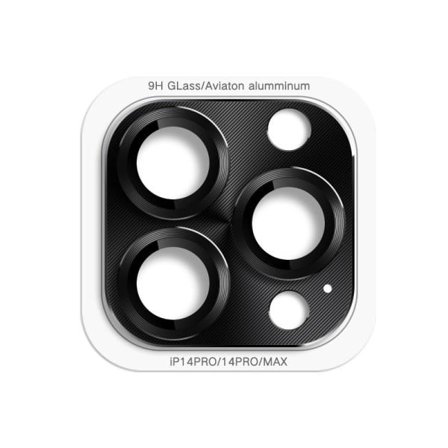 2 st För Apple iPhone 15 Pro iPhone 15 Pro Max Linsskydd HD One Armor Metall Full Wrap Skyddsfilm Svart iPhone 15 Pro Max/Pro