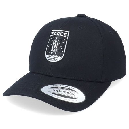 Kiddo Cap - Svart adjustable Keps - Kids Space Logo Black Adjustable @ Hatstore