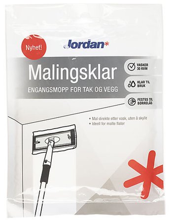 JORDAN ENGANGSMOPP MALINGSKLAR 2PK