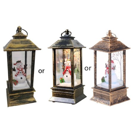 Julenat lys Oplys Led Lantern Ornament Xmas Favors Gift Supplies