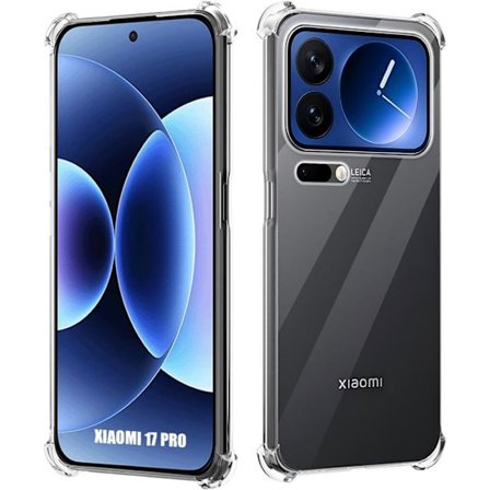 Silicone Cover til Xiaomi 17 Pro, Anti-Ridse Beskyttelse Stødabsorberende Forstærkede Hjørner Gennemsigtig