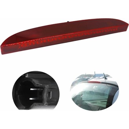 Kolmas jarruvalo Clio 2:een, Korkea 3. takajarruvalo Renault Clio II 1998-2006 7700410753 (Punainen)