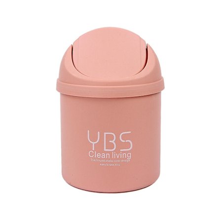 2 stk. Bærbar Mini Skraldespand Skraldespand Bord Skraldespand Bord Rulle Svingelåg