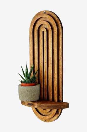 Hanah Home - Vägghylla - Isla - Brun - Vägghyllor - Från Homeroom