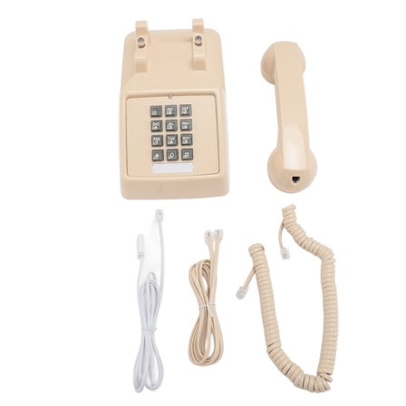 Vintage Telefon med Sladd och Volymkontroll