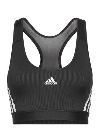 Believe This 3-Stripes Rib Bra W Black Adidas Performance