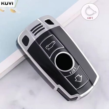 TPU Bil Fjärrkontroll Nyckel Fodral Skal för BMW E90 E60 E70 E87 3 5 6-serien M3 M5 X1 X5 X6 Z4 E71 E72 E88 E89 E91 E92 Tillbehör