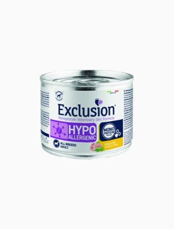 Exclusion Veterinary Diet Formula Hypoallergenic Per Cani