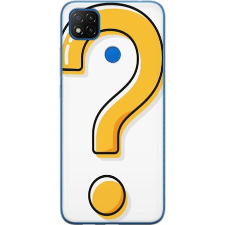 Yhteensopiva Puhelinkuori Xiaomi Redmi 9C NFC Kysymysmerkki