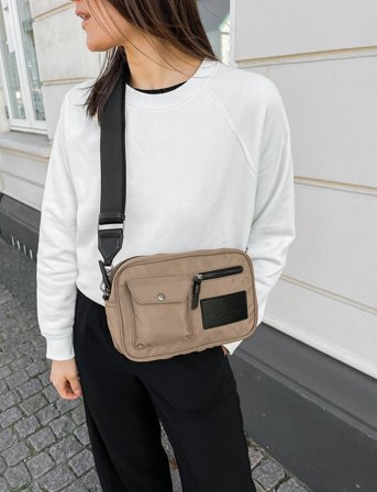 Markberg Darlambg Cross. Bag, Recycled - Beige - ONE SIZE
