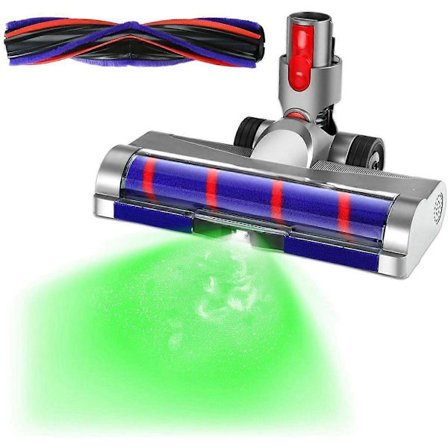 LED Grön Lampa Huvud Ersättningsdelar för V7 V8 V10 V11 V15 Dammsugare, Snabbkoppling LED-Lampa