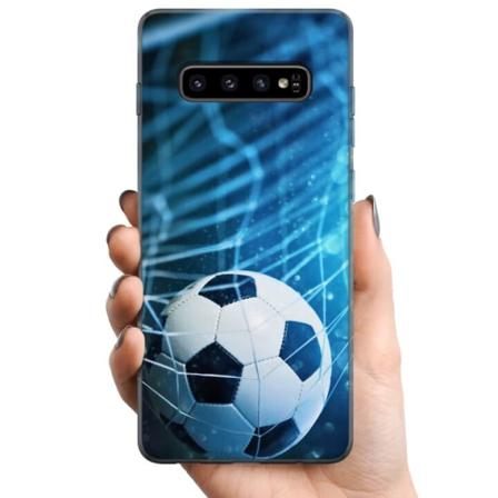 Samsung Galaxy S10 TPU Mobilcover Fodbold