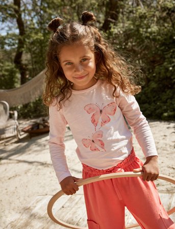 Minymo T-Shirt Ls Aop - Multi/patterned - 110