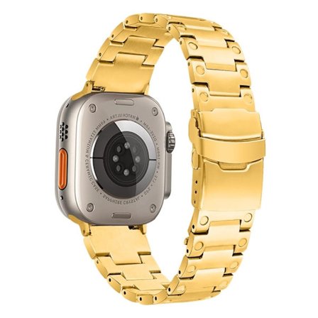 Apple Watch Series 8 (45 mm) / Watch Ultra 316 armband i rostfritt stål - Guld