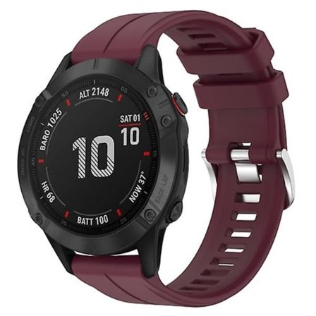 För Garmin Fenix ​​6 Gps 22mm enfärgad watch