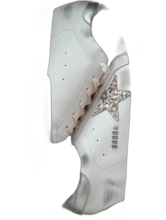 Golden Goose sneakers med glitterstjärna