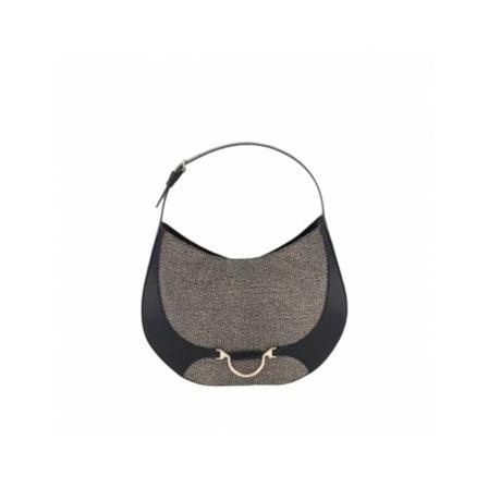Borbonese, Bag Zwart, Dames, Maat:ONE Size,nylon