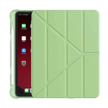Stilfuldt etui til iPad 10 2022 10.9" Matcha Grøn Blød Silikone