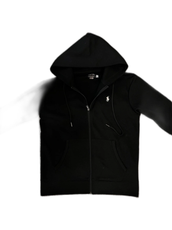 Ralph Lauren zip tröja svart