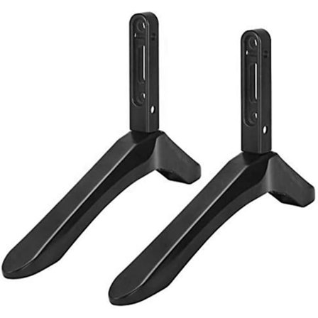 TV-stativ i stål, lämpligt för LCD-TV-fötter, skärmfästen och universella hemmonitorhöjare, för skärmstorlekar från 32 till 65 tum.