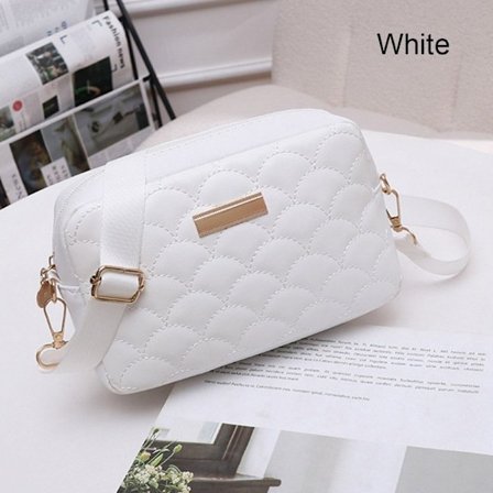 Axelväska Messenger Bag VIT