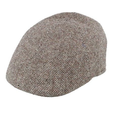 Mayser - Beige flatcap Keps - Paddy Tweed Beige Flat Cap @ Hatstore
