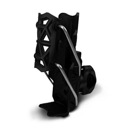 ING Motorsykkel støtfanger koppholder, lukkes automatisk når den tas ut, trenger ikke å stanse hull for flaskeholderen (svart)