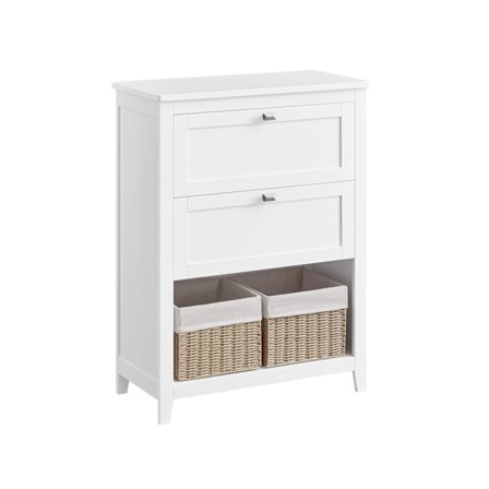 Rootz Badeværelsesopbevaring - Vanity Organizer - Skab med justerbare hylder - Cloud White - 60cm x 40cm x 80cm