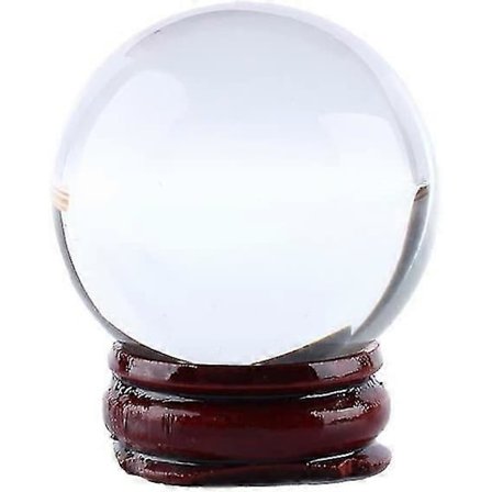 Klar Krystallkule 40mm / 1.6 "Asiatisk Sjelden Naturlig Kvarts Klar Magisk Krystallkule