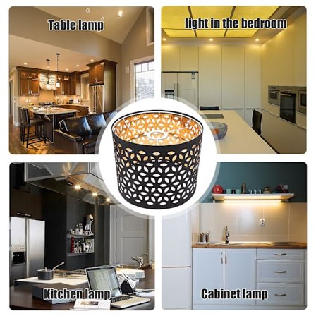 Pli-lampa Skärm Pli-lampa Hänglampa Taklampa Svart Lampskärm Vägglampa Svart Svart