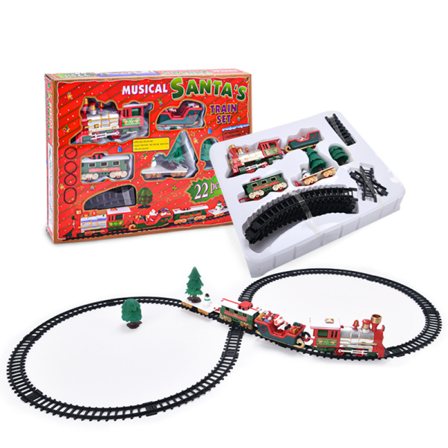 Juletræ togsæt Polar Toy Toddler Electric Whistle Tra red One Size