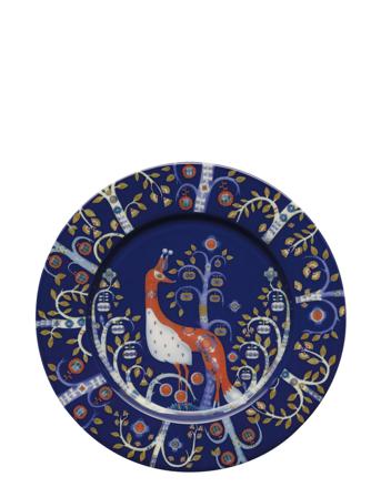 Taika Plate 22Cm Home Tableware Plates Dinner Plates Blå Iittala
