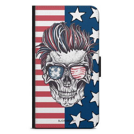 Bjornberry Fodral Sony Xperia 10 II - USA Dödskalle