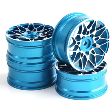 4 stk 1/10 On-Road Drift Car 52MM Metall Felgnav RC Biler Felg for RedCat,2