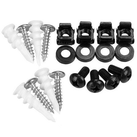 StarTech 4U Hinged Wall Mount Patch Panel Bracket - 6 inch Deep - 19" Patch Panel Swing Rack for Shallow Network Equipment- 33lbs (WALLMOUNTH4) -