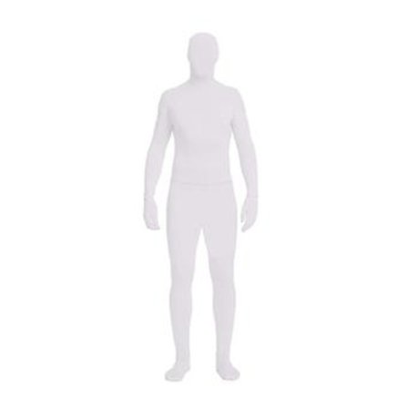 Helkroppsdrakt Full Body Photography Chroma Key Bodysuit Stretch Kostyme For Foto Video Spesialeffekt Festival Cosplay (190CM hvit)