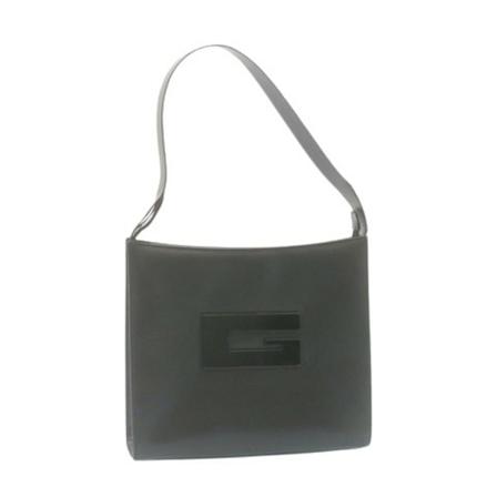 Gucci Vintage, Pre-owned Leather Shoulder Bag Zwart, Dames, Maat:ONE Size